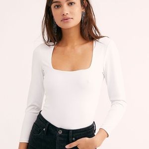 Free People Truth or Square Bodysuit